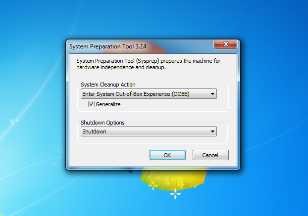 How to Sysprep a Windows 7 installation