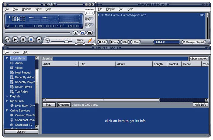 problems with winamp
