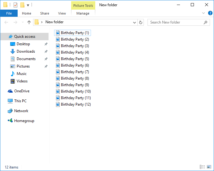 Bulk rename files and folders on Windows 10