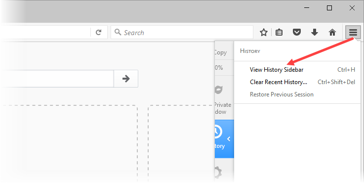 Move sidebars to the right in Firefox