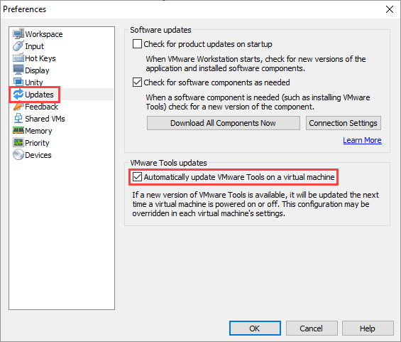 Update VMware Tools on a Windows VM