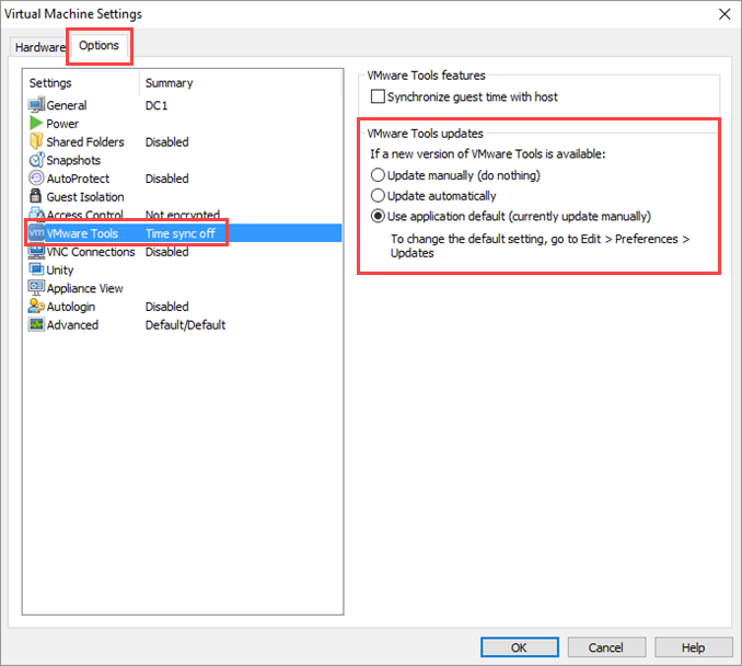 Update VMware Tools on a Windows VM