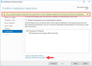 Install .NET Framework 3.5 on Windows Server 2016 - Dimitris Tonias