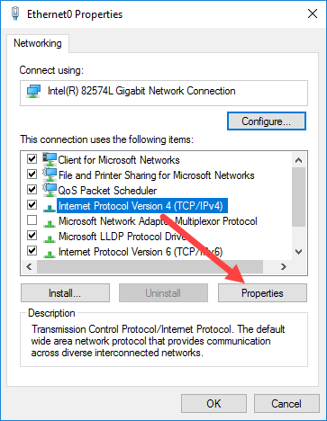 How to configure network settings in Windows Server 2016