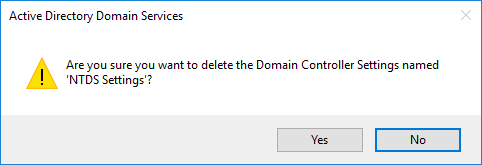 Forced removal of a Domain Controller from Active Directory