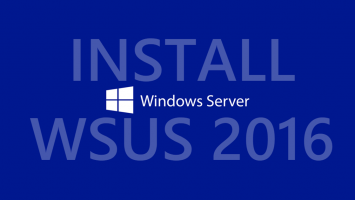 Install WSUS in Windows Server 2016