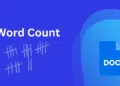 Check word count on Google Docs